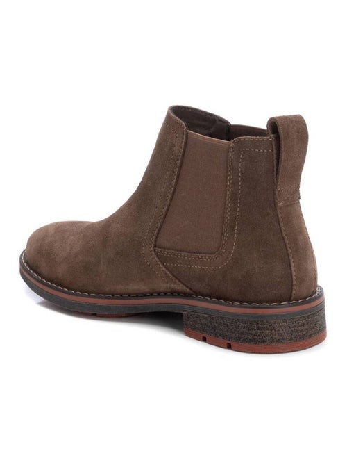 Bottines pour homme en cuir - Kiabi Bottines pour homme en cuir - Kiabi