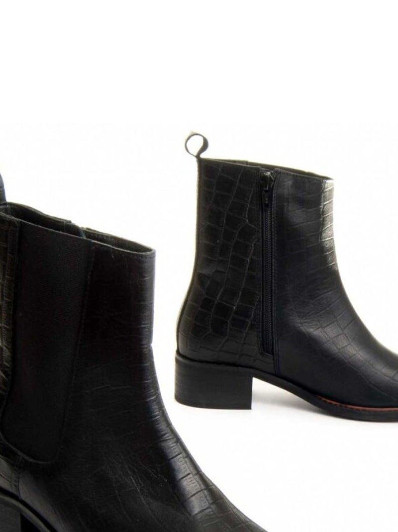 Bottines Purapiel Botineles Noir - Kiabi