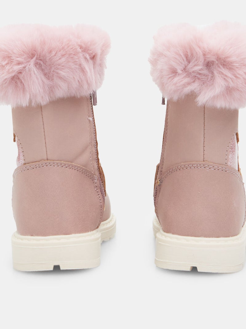 Bottines rembourrées Bubblegummers Rose - Kiabi