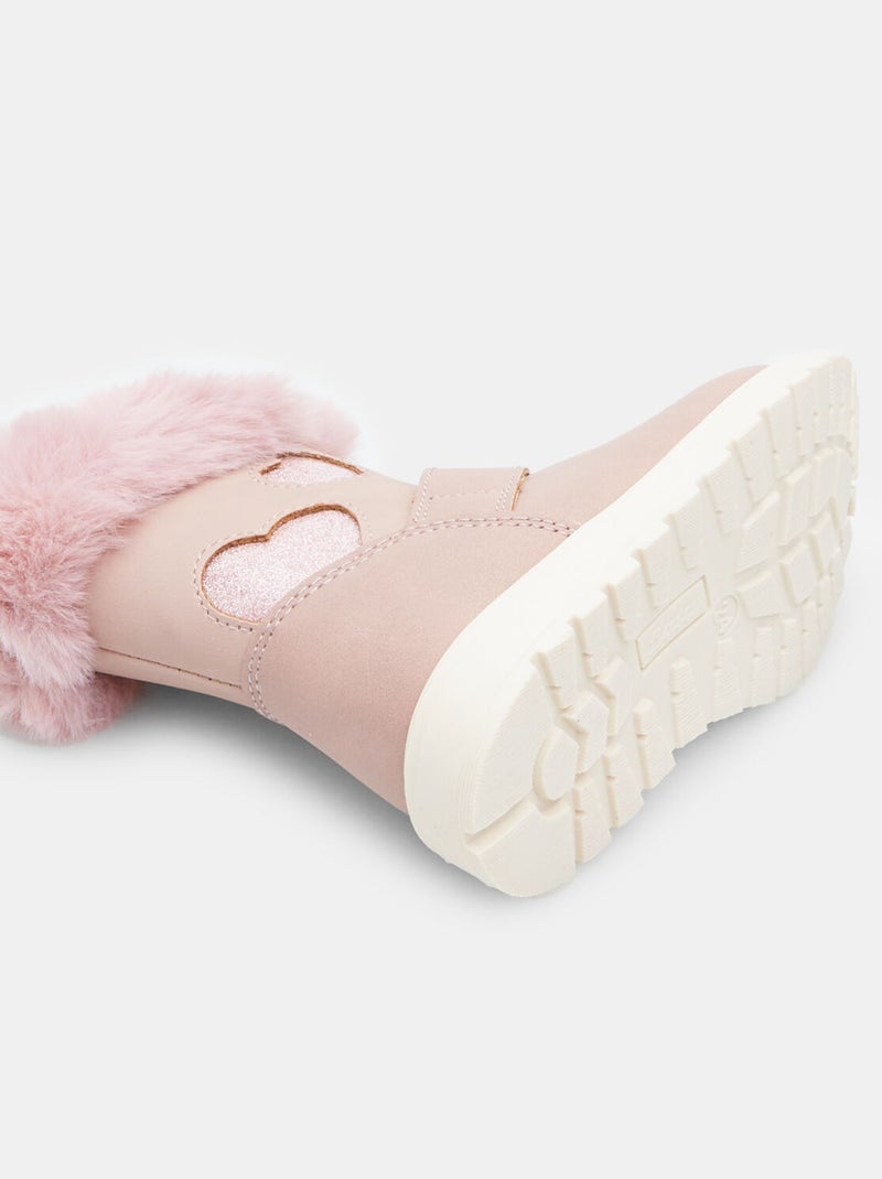 Bottines rembourrées Bubblegummers Rose - Kiabi
