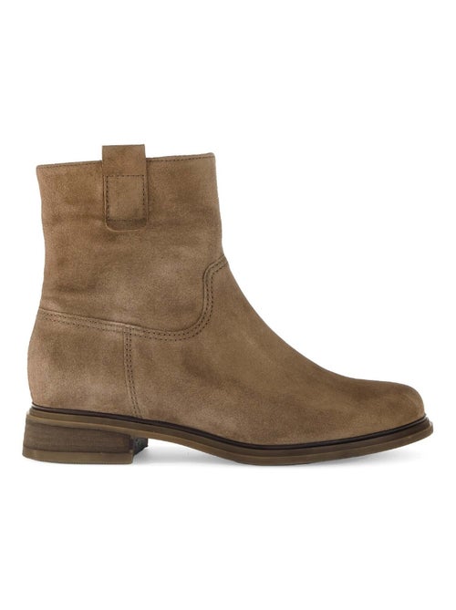 Bottines s en cuir velours Gabor - Kiabi