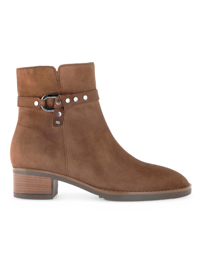 Bottines s en velours Gabor Marron - Kiabi