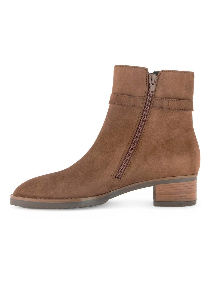 Bottines s en velours Gabor Marron - Kiabi