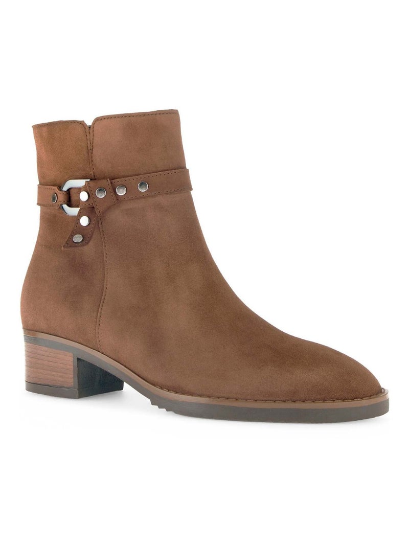 Bottines s en velours Gabor Marron - Kiabi
