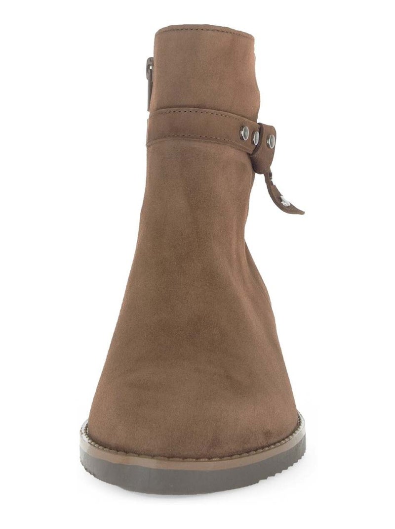 Bottines s en velours Gabor Marron - Kiabi