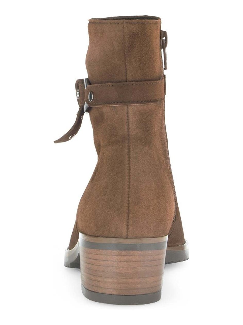 Bottines s en velours Gabor Marron - Kiabi