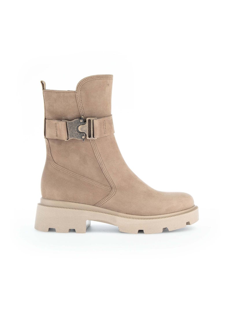Bottines sable en nubuck Gabor Beige sable - Kiabi