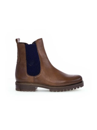 Bottines sattels en cuir lisse Gabor