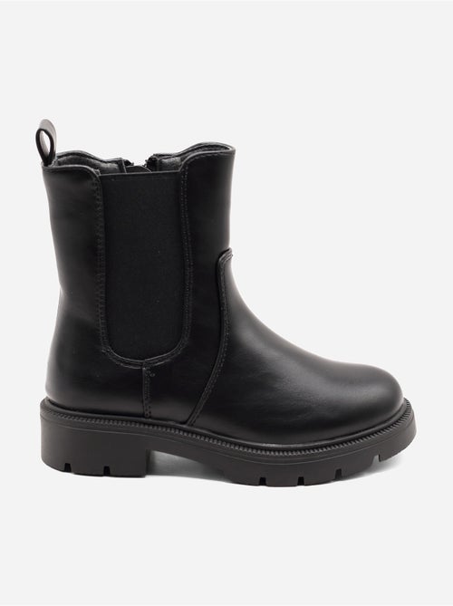 Bottines ? semelles crant?es - Kiabi