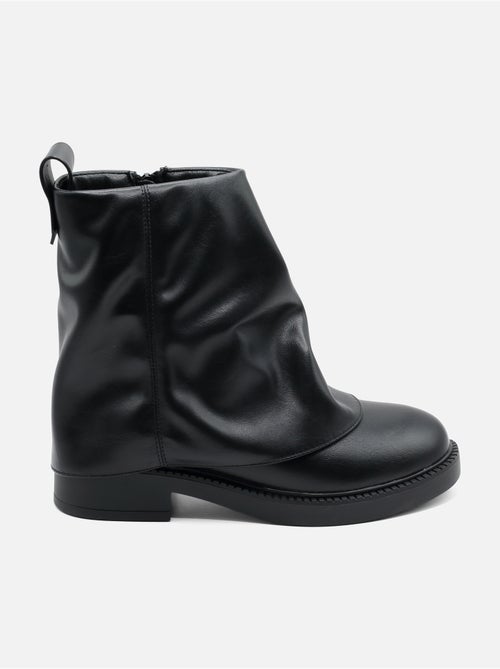 Bottines similicuir  - C M - Kiabi