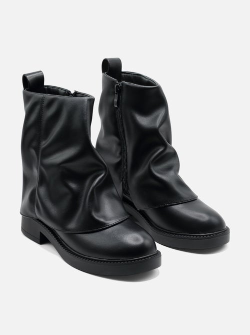 Bottines similicuir - Kiabi