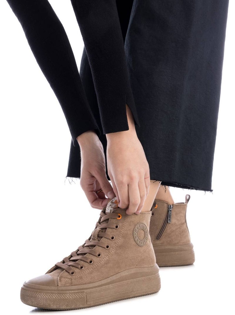 Bottines sport femme Taupe - Kiabi
