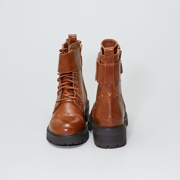 bottines style rangers homme