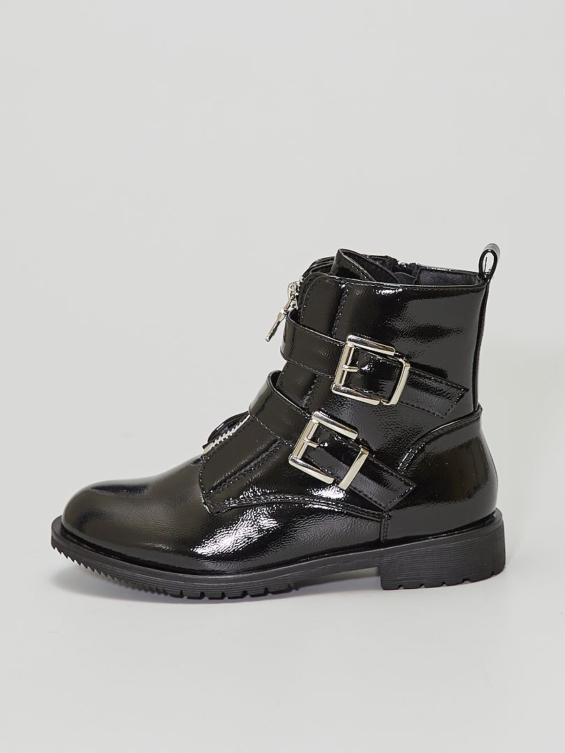 bottines style rangers