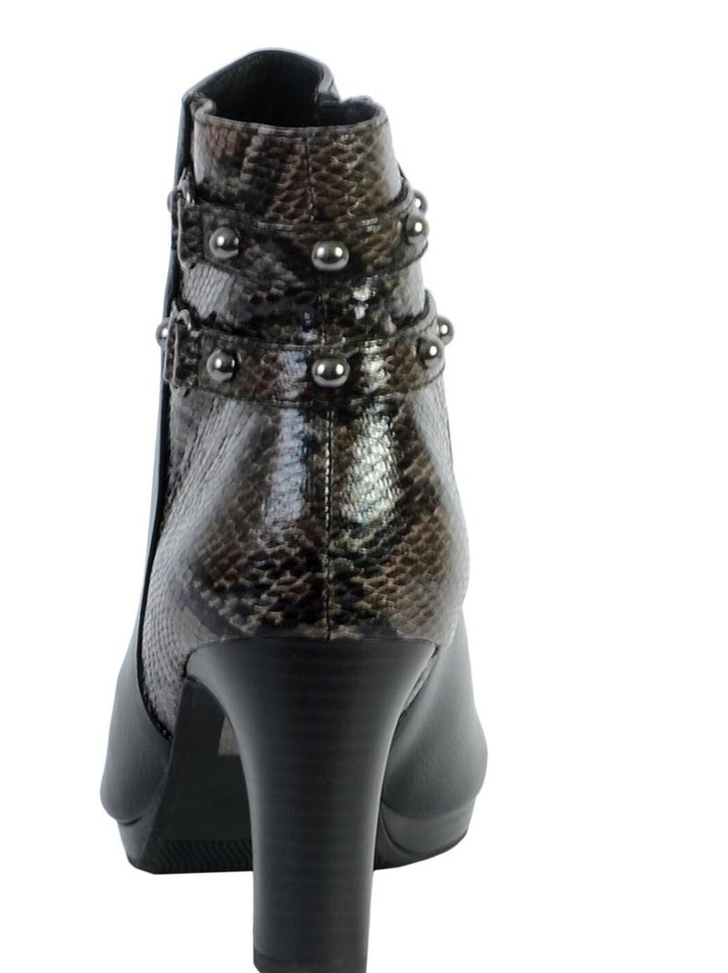 Bottines Talon The Divine Factory Noir - Kiabi