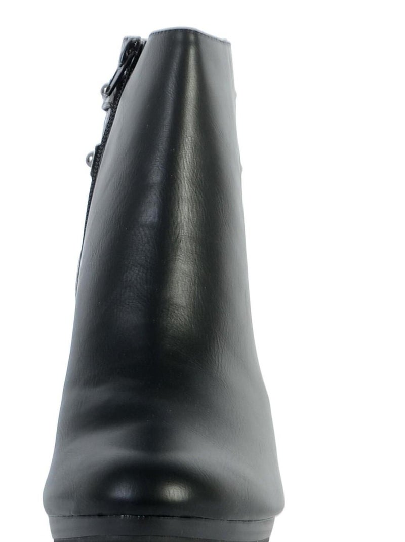 Bottines Talon The Divine Factory Noir - Kiabi