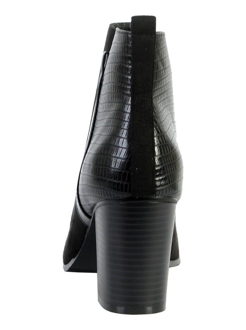 Bottines Talon The Divine Factory Noir - Kiabi
