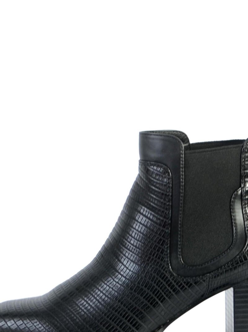 Bottines Talon The Divine Factory Noir - Kiabi
