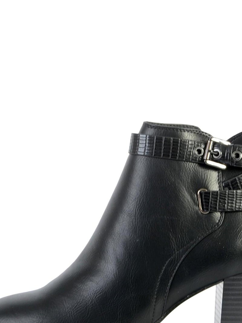 Bottines Talon The Divine Factory QL4032 Noir - Kiabi