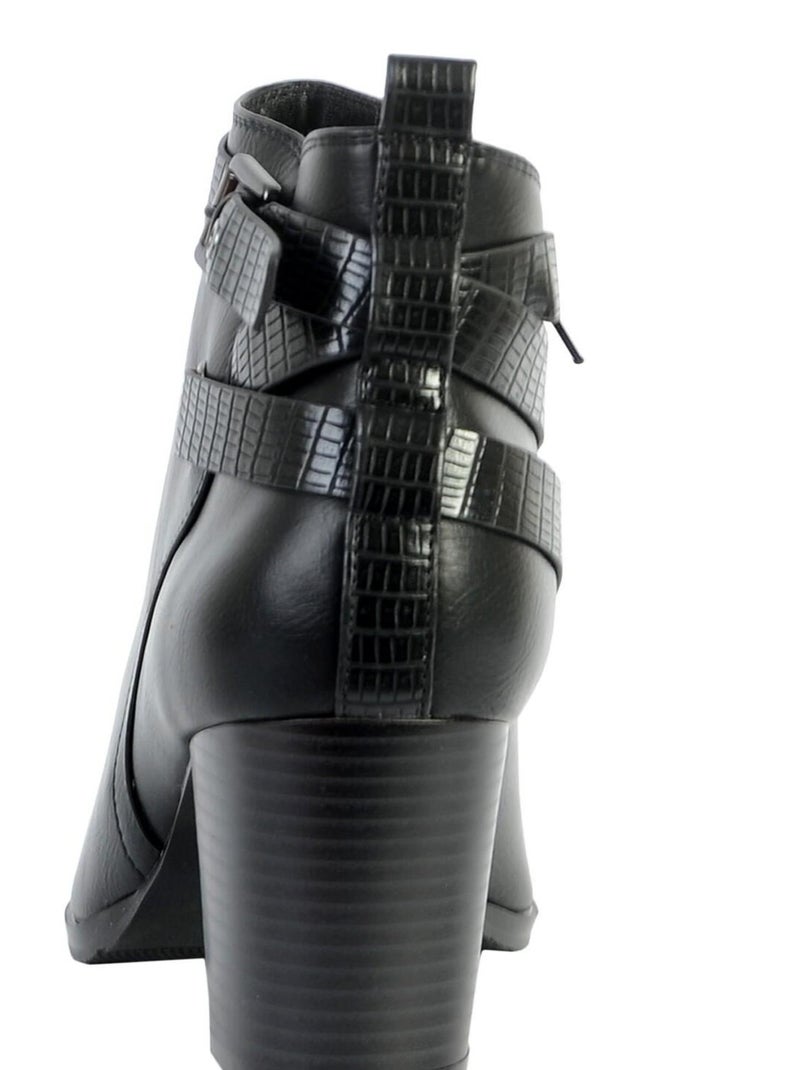 Bottines Talon The Divine Factory QL4032 Noir - Kiabi