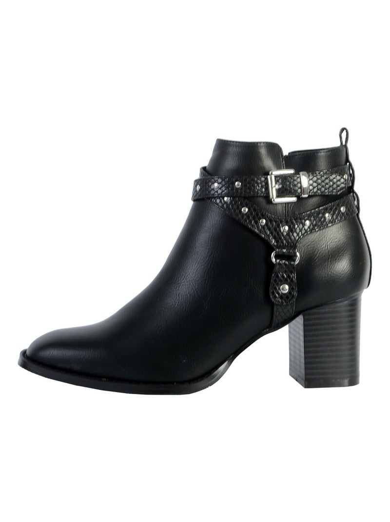 Bottines Talon The Divine Factory QL4036 Noir - Kiabi