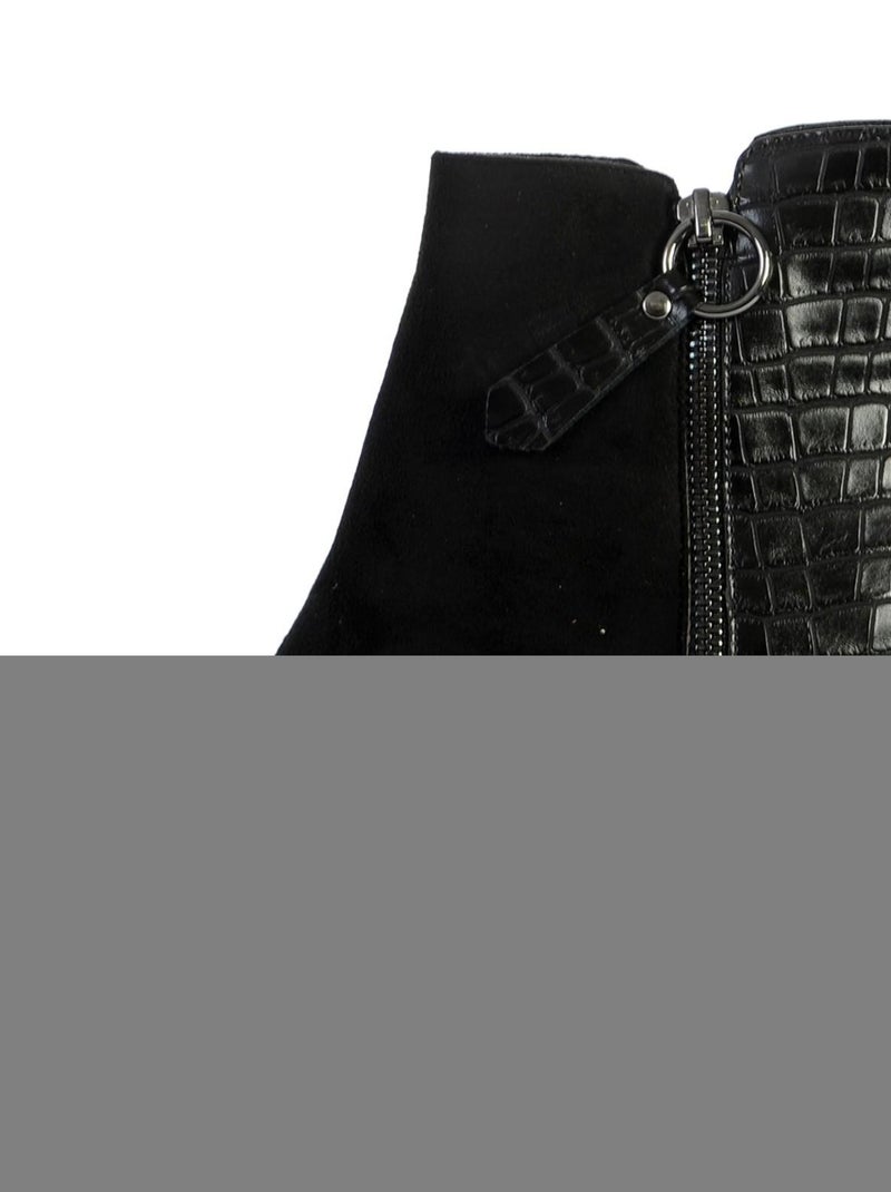 Bottines Talon The Divine Factory QL4043 Noir - Kiabi