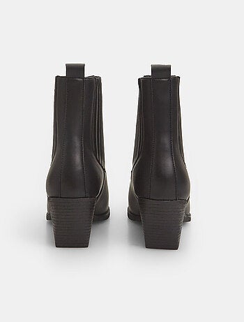 Bottines texanes à talons midi BATA