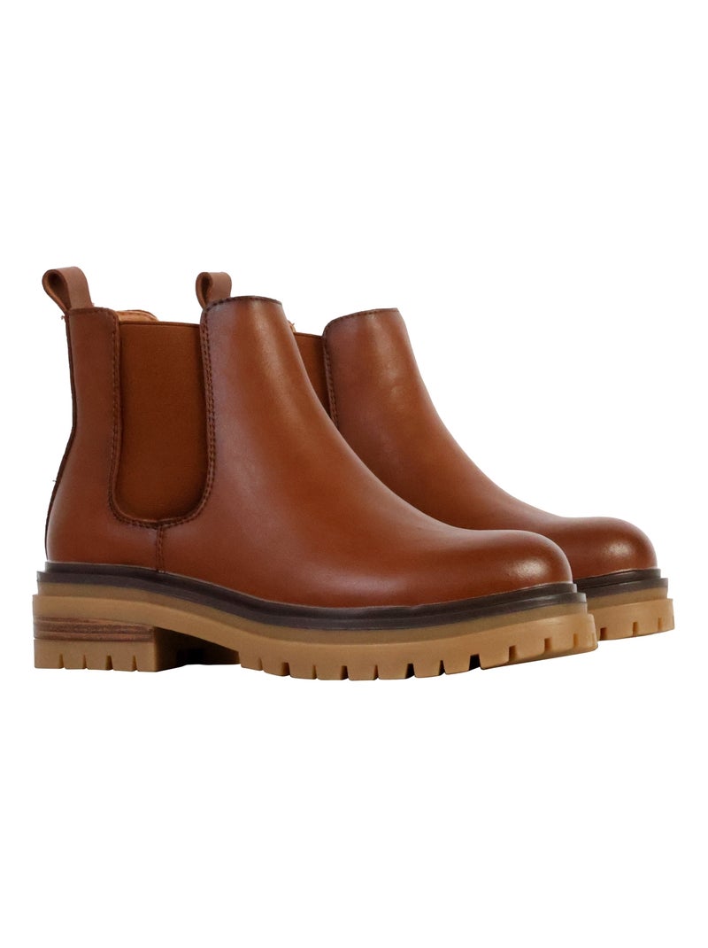 Bottines The Divine Factory Alénoa Camel - Kiabi