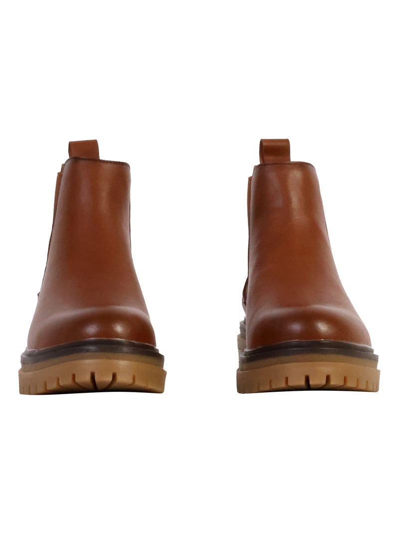 Bottines The Divine Factory Alénoa Camel - Kiabi
