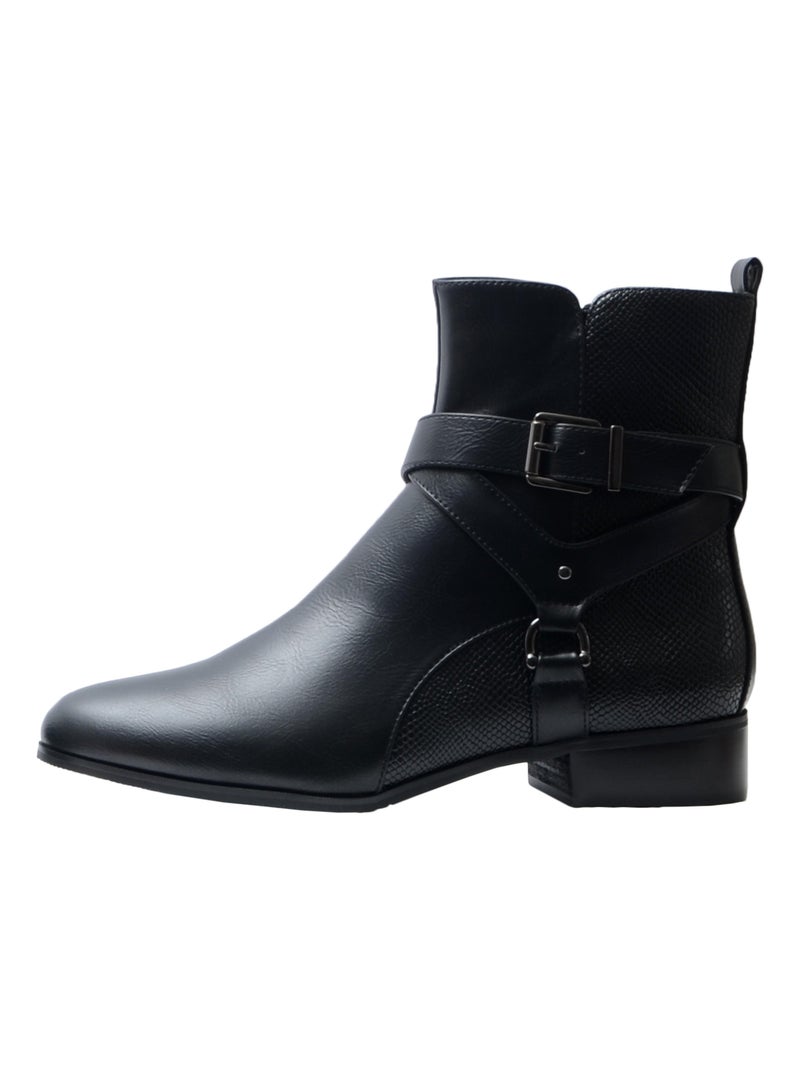 Bottines The Divine Factory Noir - Kiabi