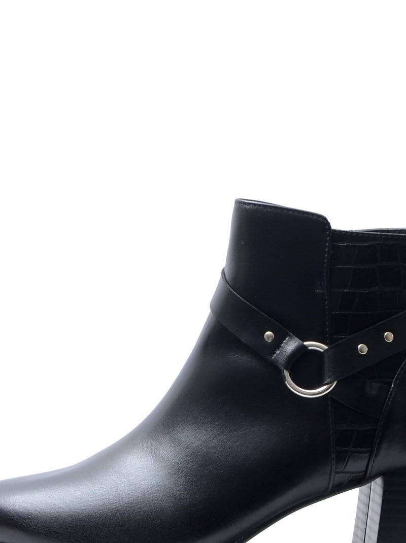 Bottines The Divine Factory Noir - Kiabi