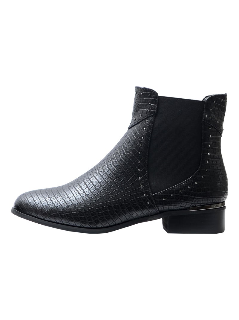 Bottines The Divine Factory Noir - Kiabi