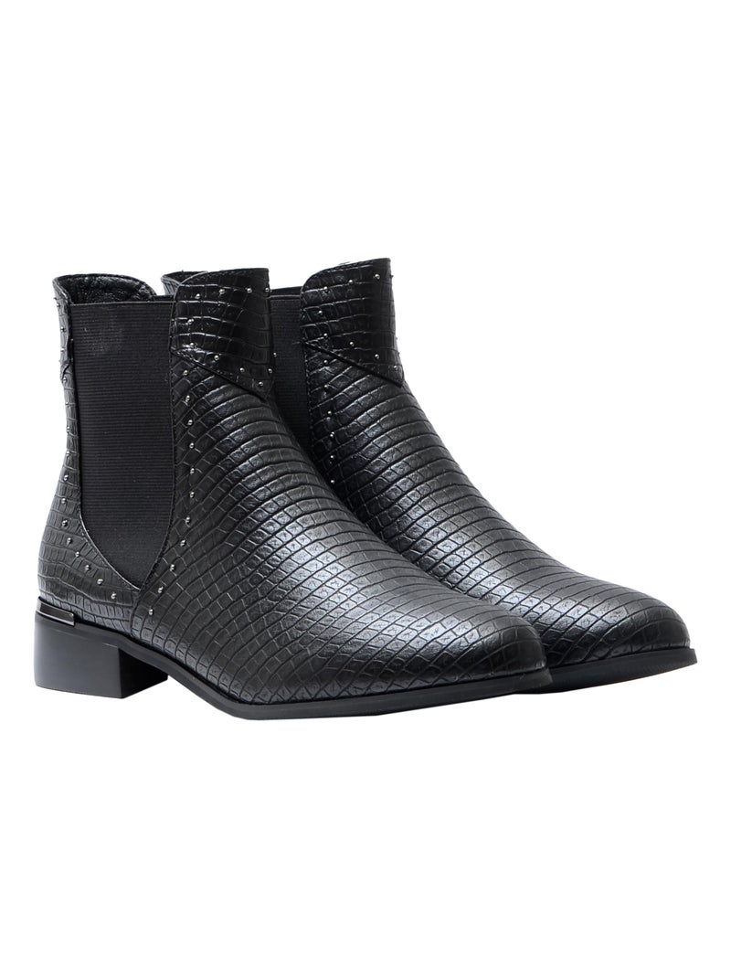 Bottines The Divine Factory Noir - Kiabi