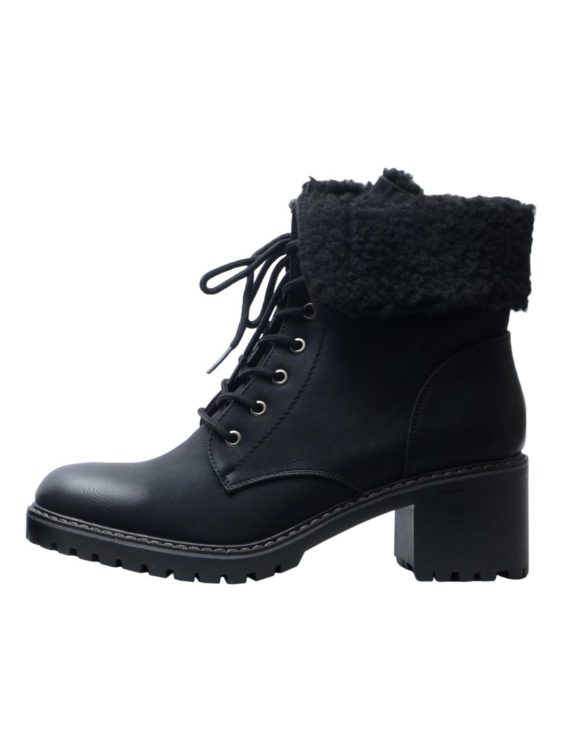 Bottines The Divine Factory PI4541 Noir - Kiabi