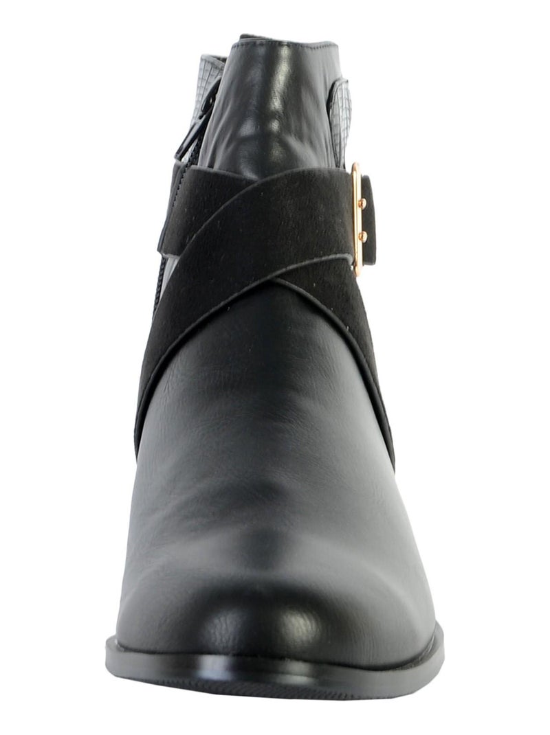 Bottines The Divine Factory QL4027 Noir - Kiabi