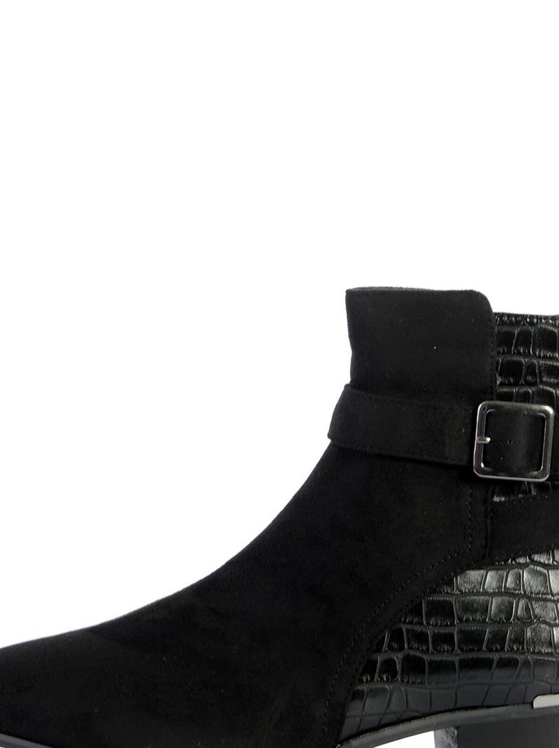 Bottines The Divine Factory QL4029 Noir - Kiabi