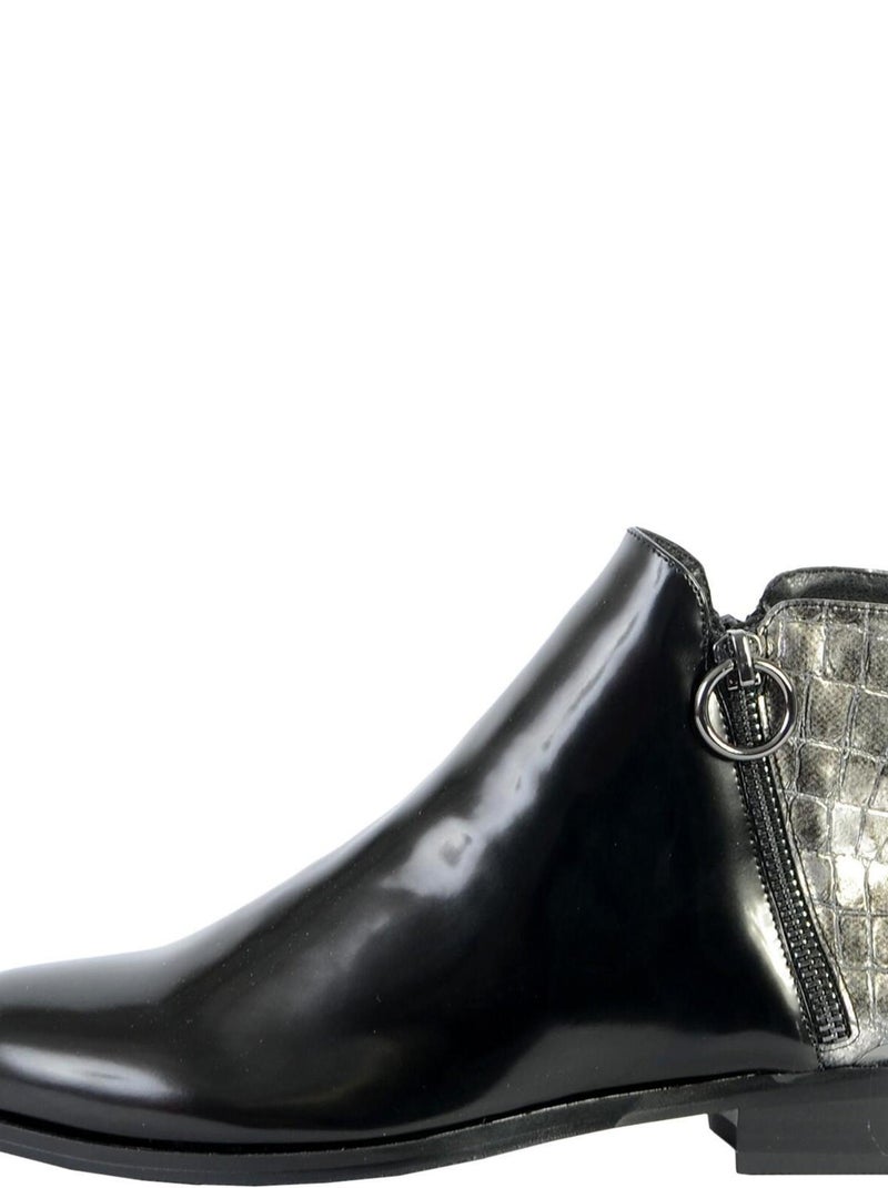 Bottines The Divine Factory QL4031 Noir - Kiabi