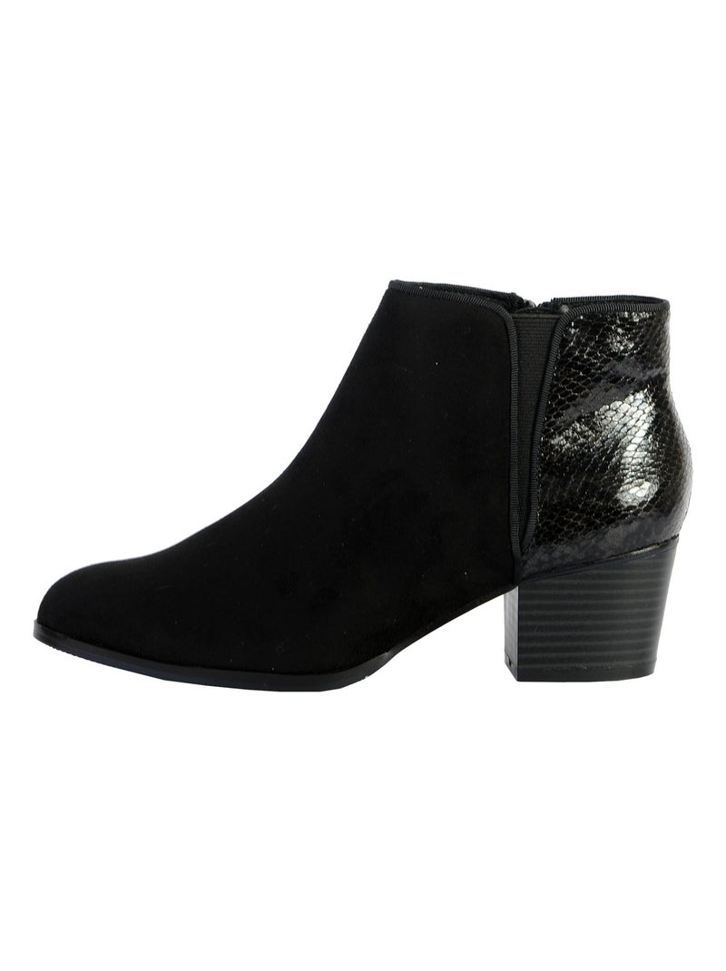 Bottines The Divine Factory QL4046 Noir - Kiabi