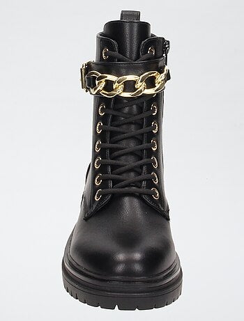 Bottines type rangers