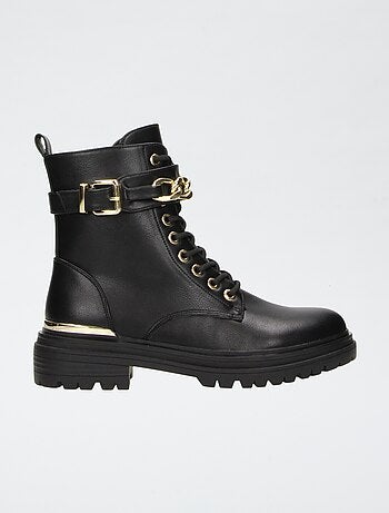 Bottines type rangers