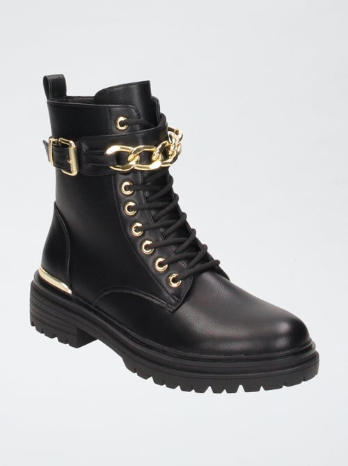 Bottines type rangers - Kiabi