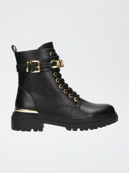 Bottines type rangers - Kiabi