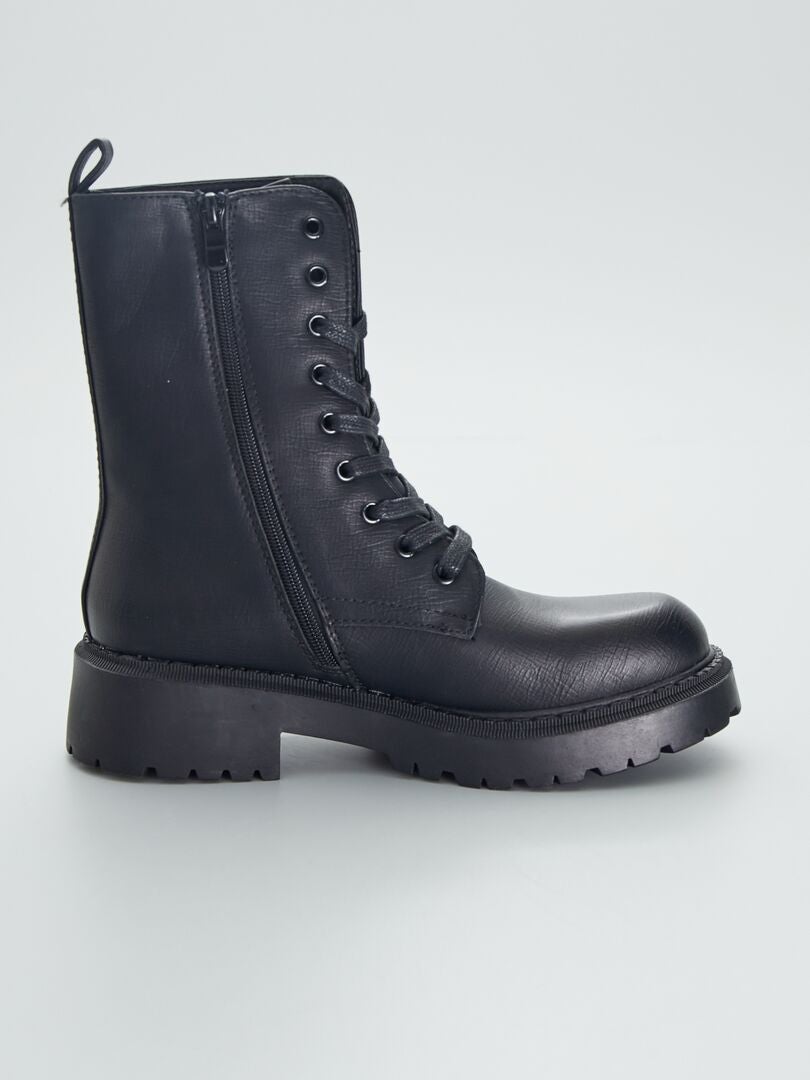 bottines rangers talon femme