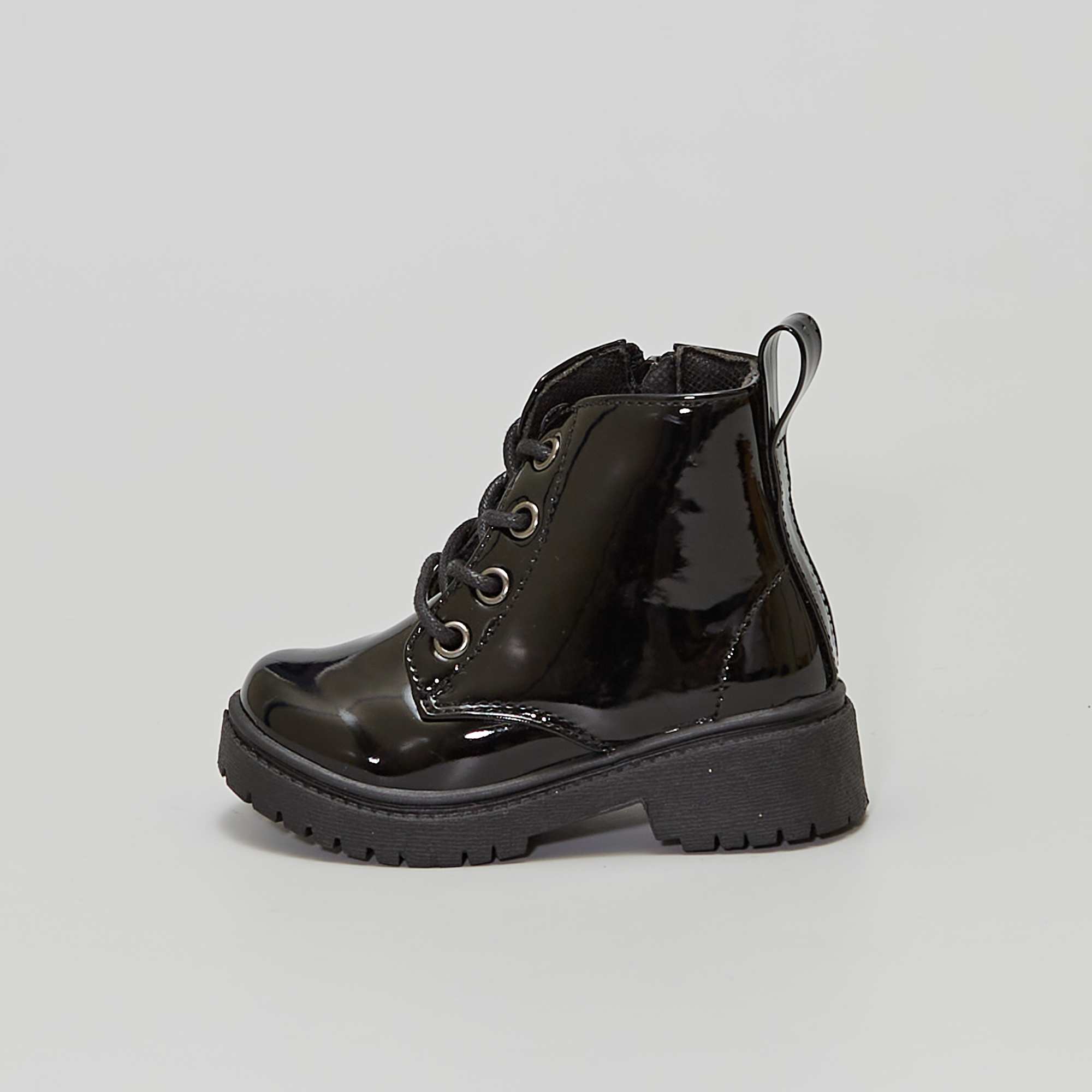 bottines vernies noir