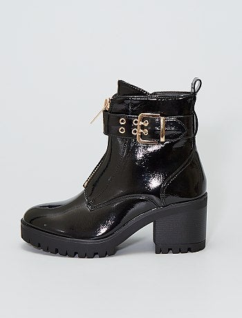 bottines vernis kiabi