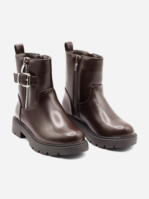 Bottines vernis - Kiabi