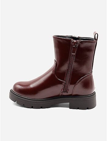 Bottines vernis