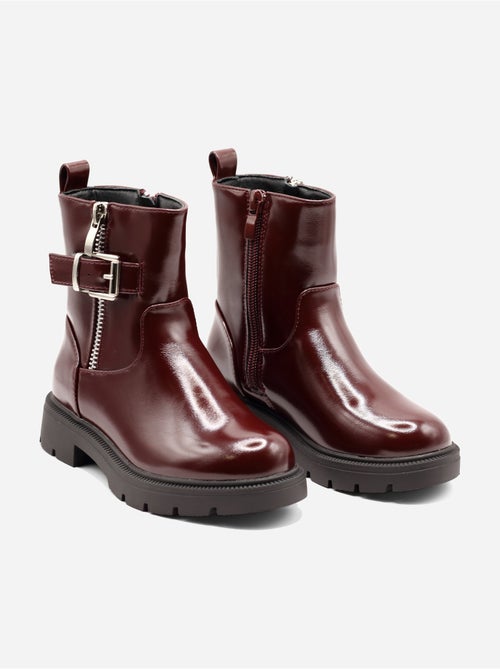 Bottines vernis - Kiabi