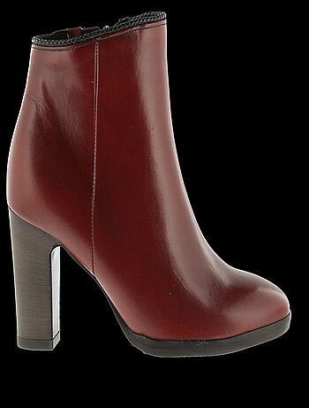 Bottines ville en cuir