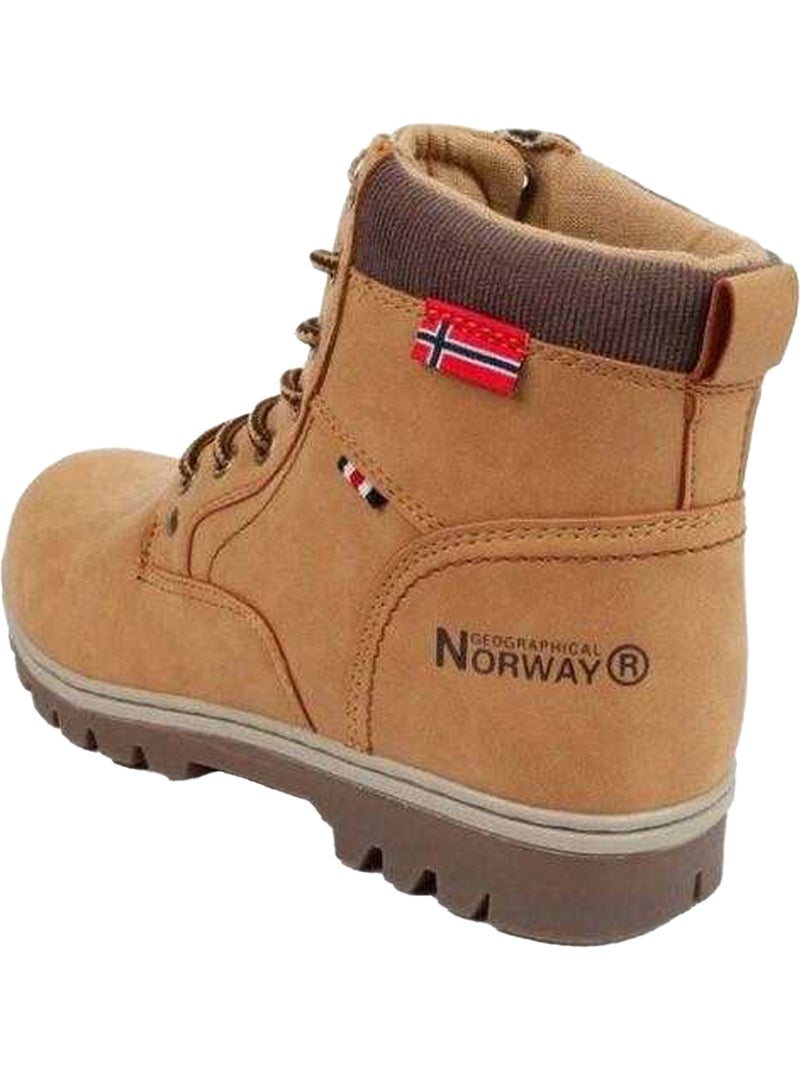 Bottines walk gn - geographical norway Marron tabac - Kiabi